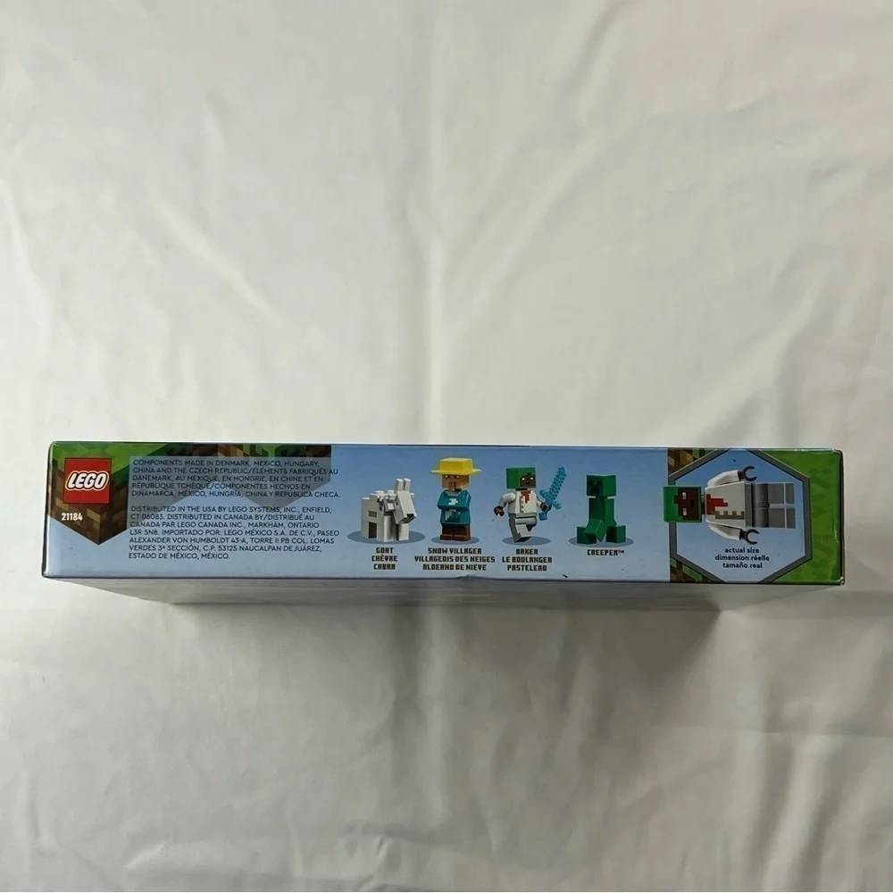 Lego Minecraft The Bakery - 21184 - 3 Figurines and a Goat - Village - NWT